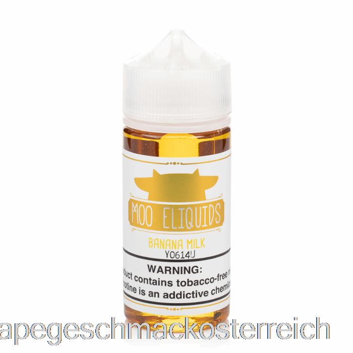 Bananenmilch – Moo E-Liquids – 100 Ml, 0 Mg Vape-Geschmack